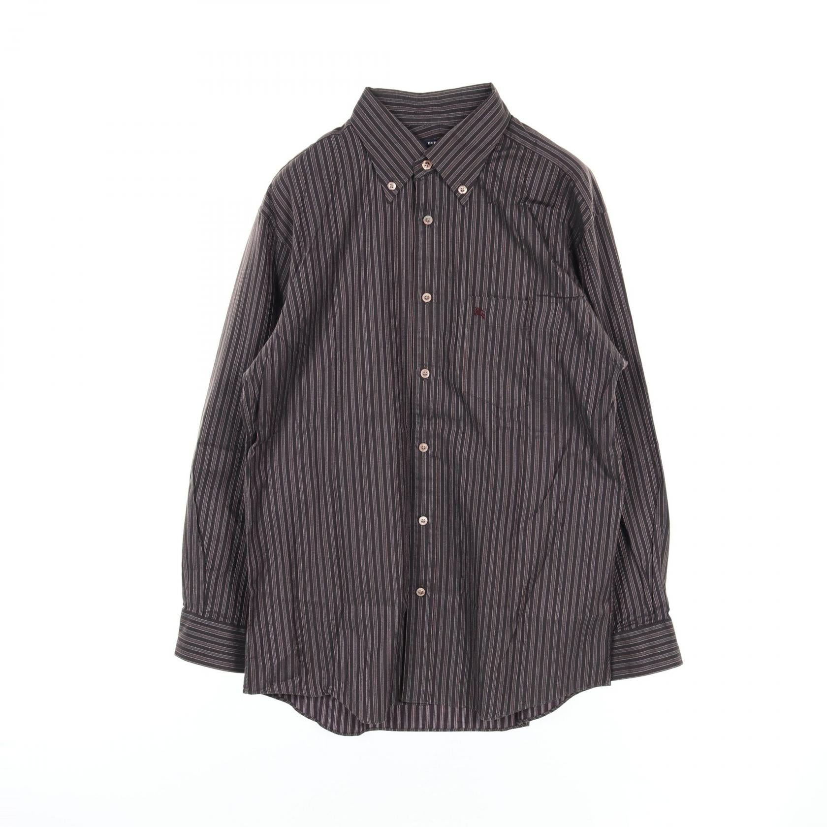 Burberry London Cotton Shirt Black Multi