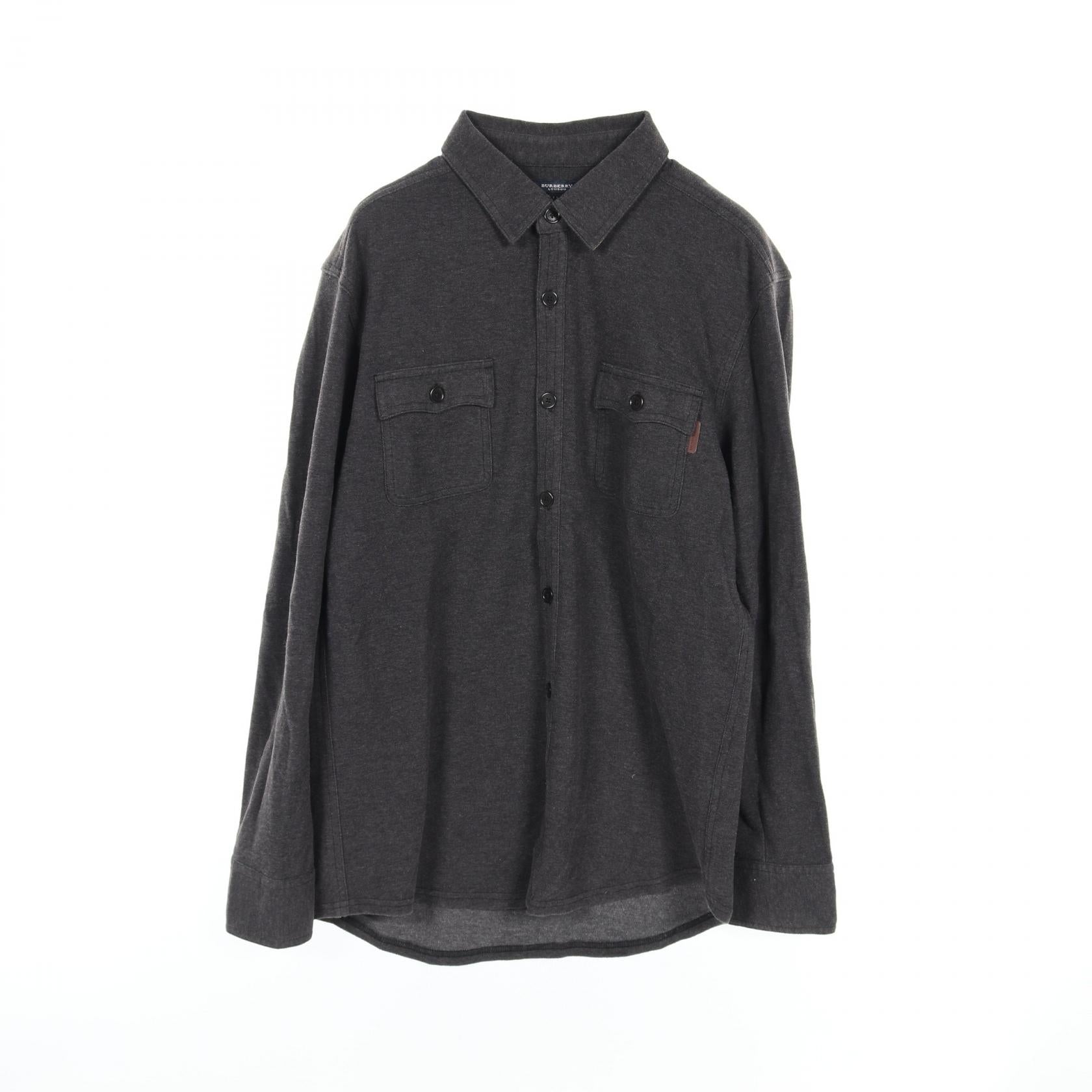 Burberry London Cotton Shirt Gray