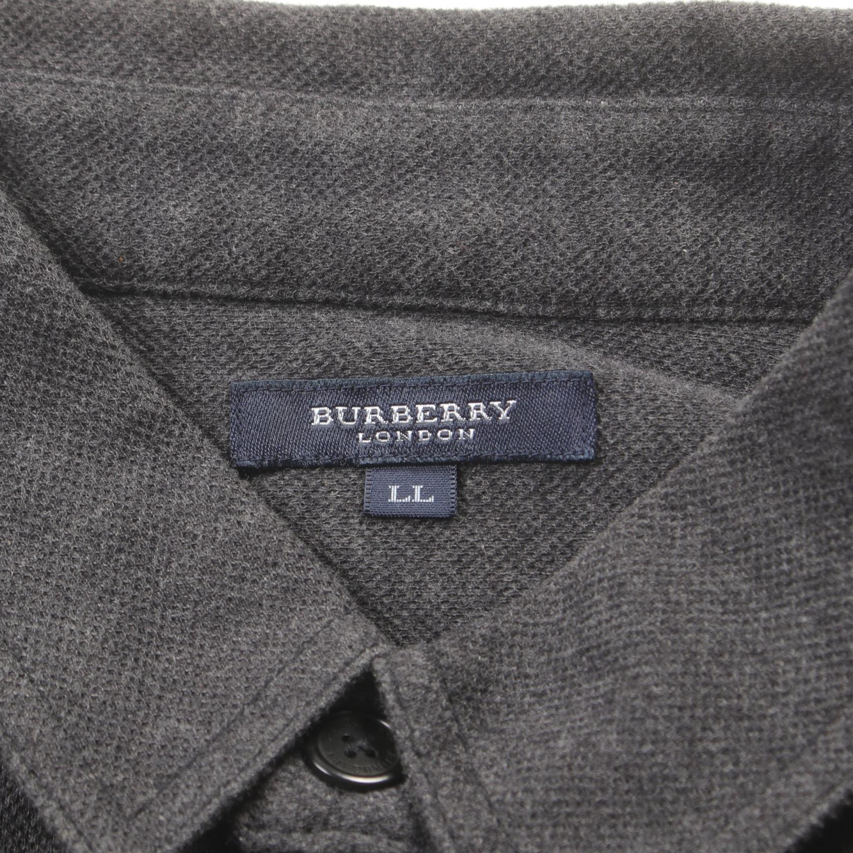 Burberry London Cotton Shirt Gray