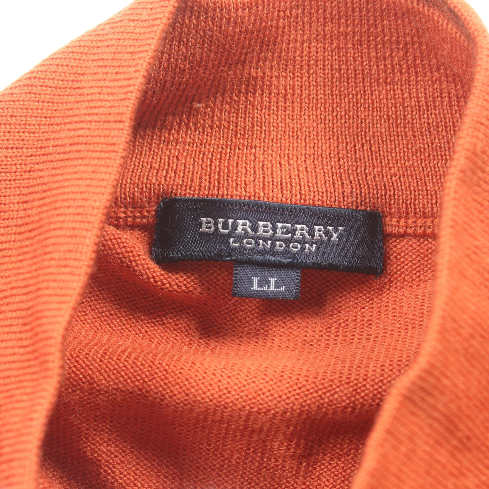 Burberry London Wool Knit Top Orange