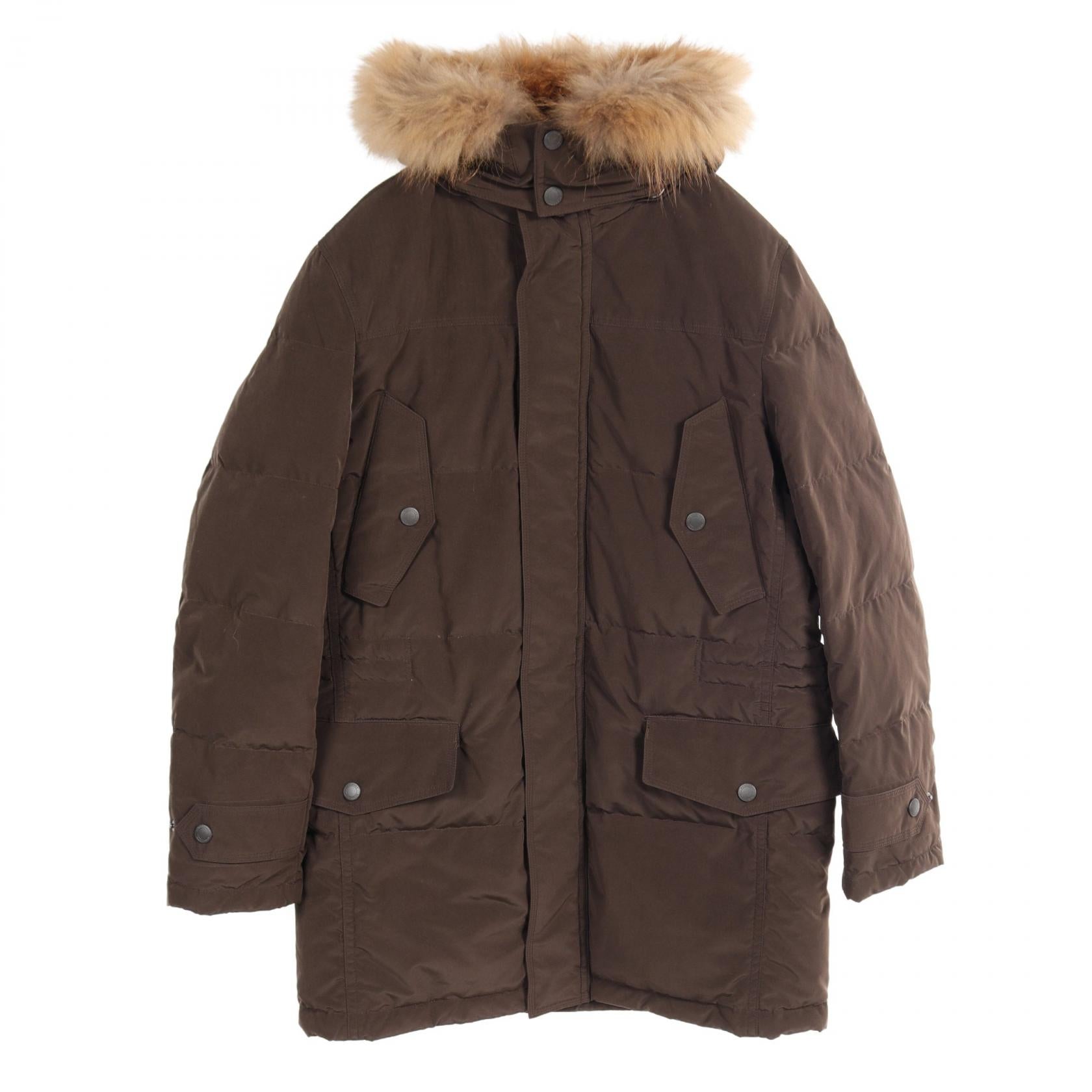 Burberry London Down Jacket Polyester/Nylon Brown