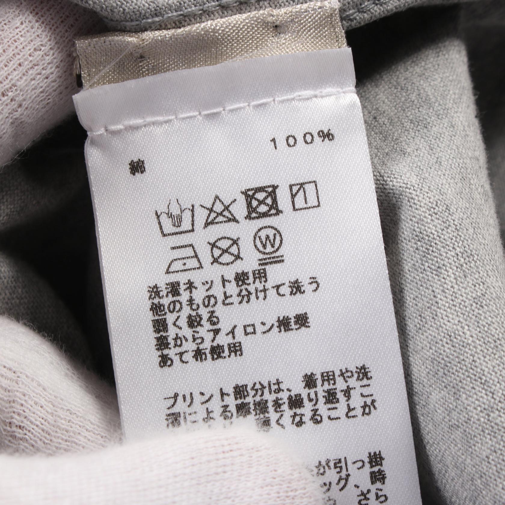 Hermes Quarterb'H Cotton T-Shirt Gray