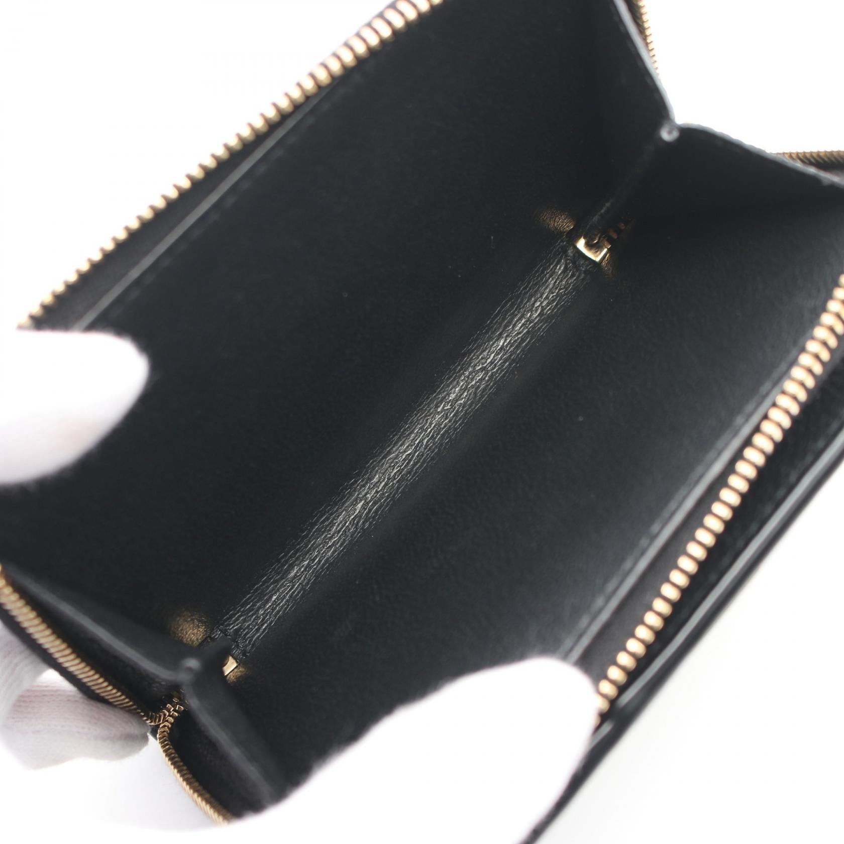 Yves Saint Laurent Leather Bifold Wallet Black