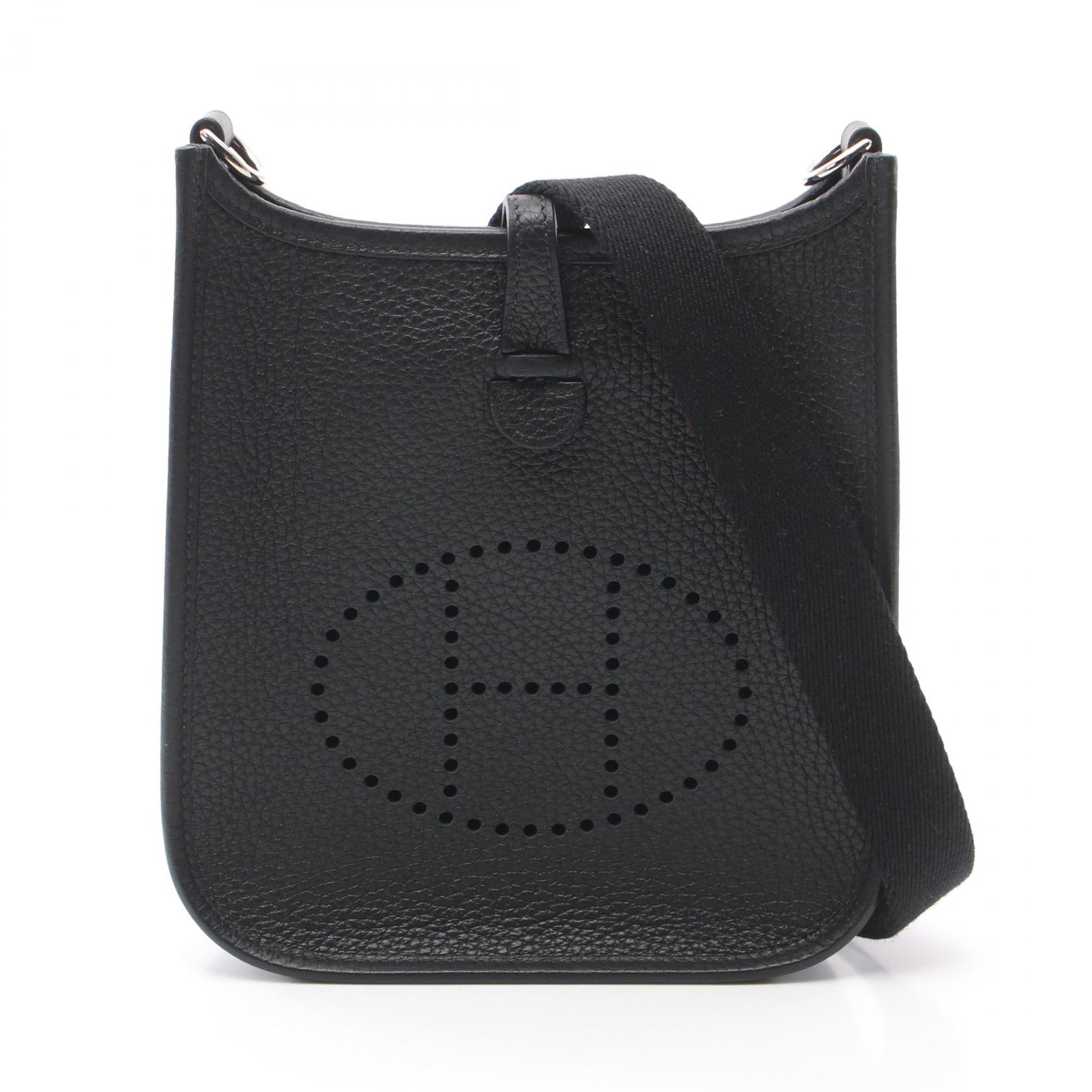 Hermes Evelyne TPM Amazon Shoulder Bag Black