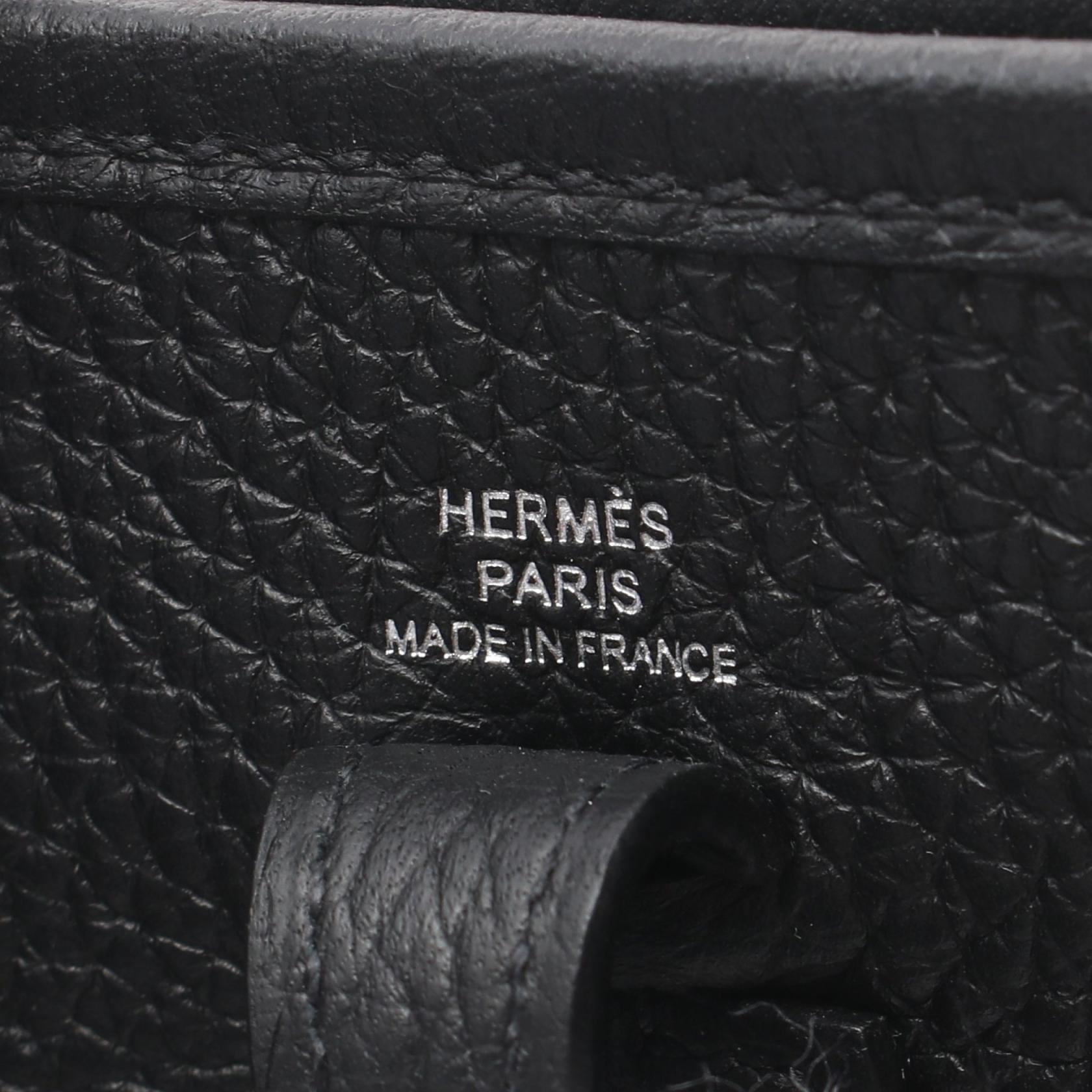 Hermes Evelyne TPM Amazon Shoulder Bag Black