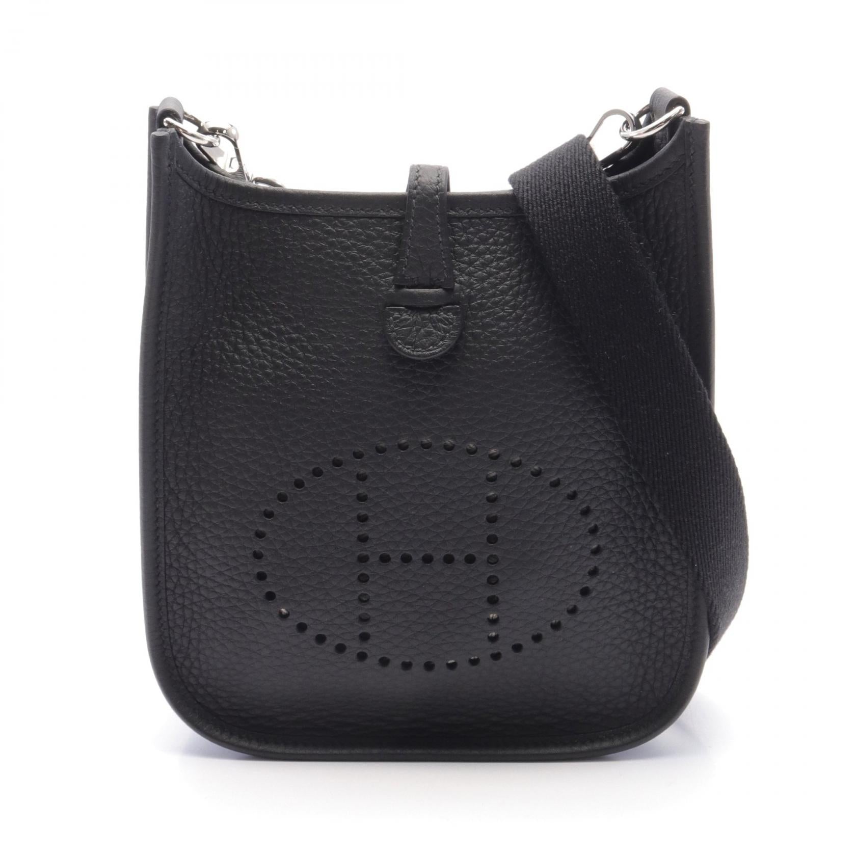 Hermes Evelyne TPM Shoulder Bag Black