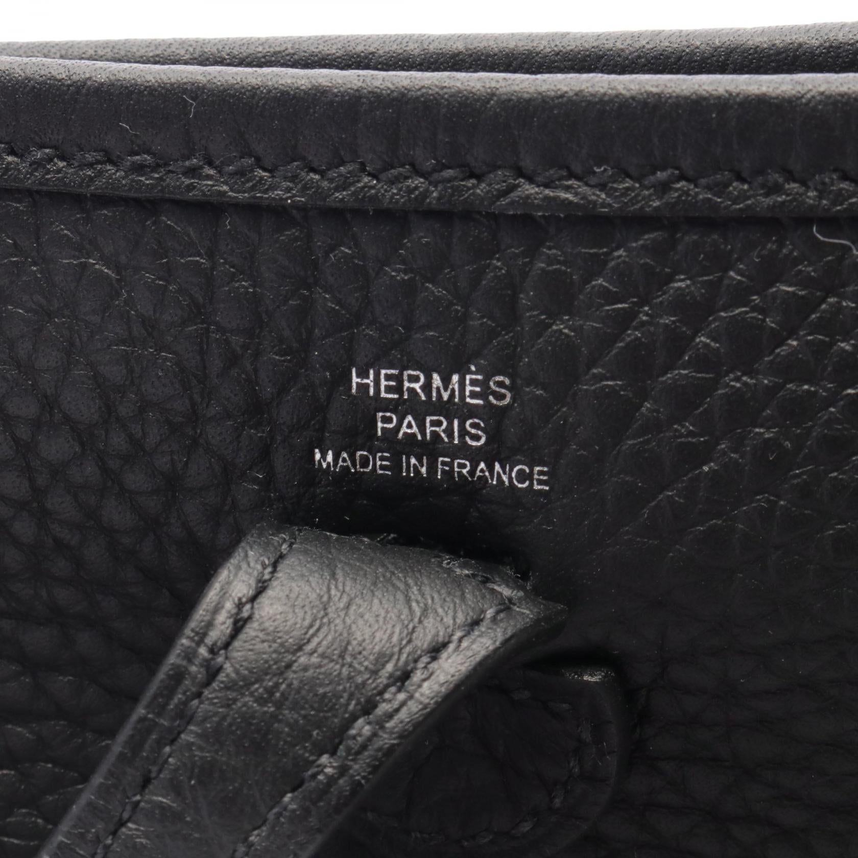 Hermes Evelyne TPM Shoulder Bag Black