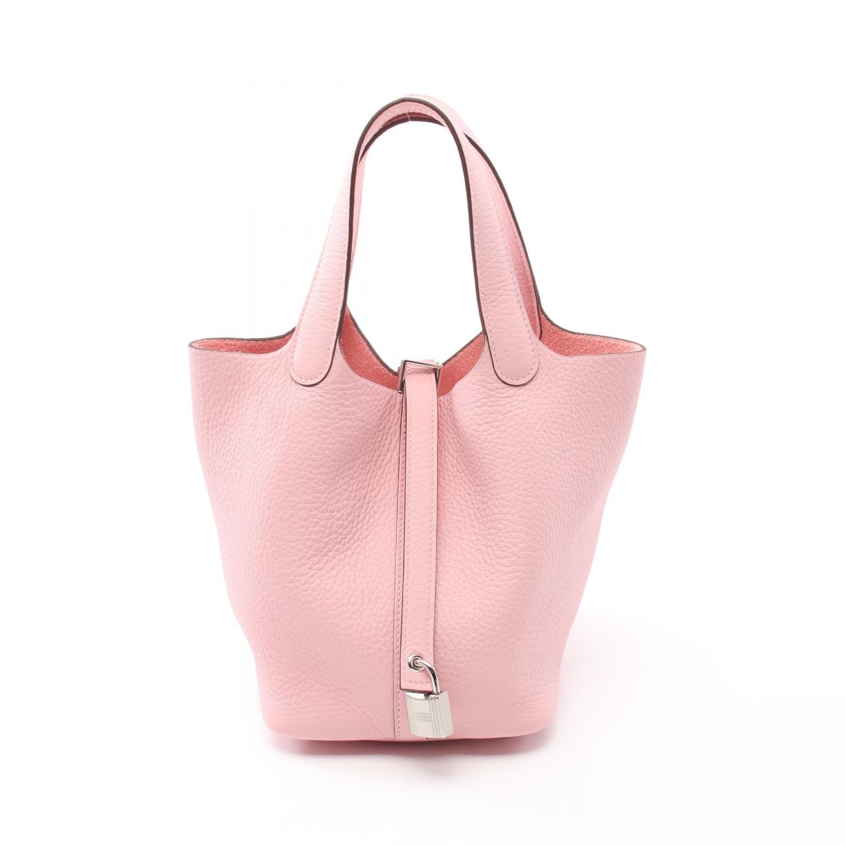 Hermes Picotin Lock PM Handbag Pink