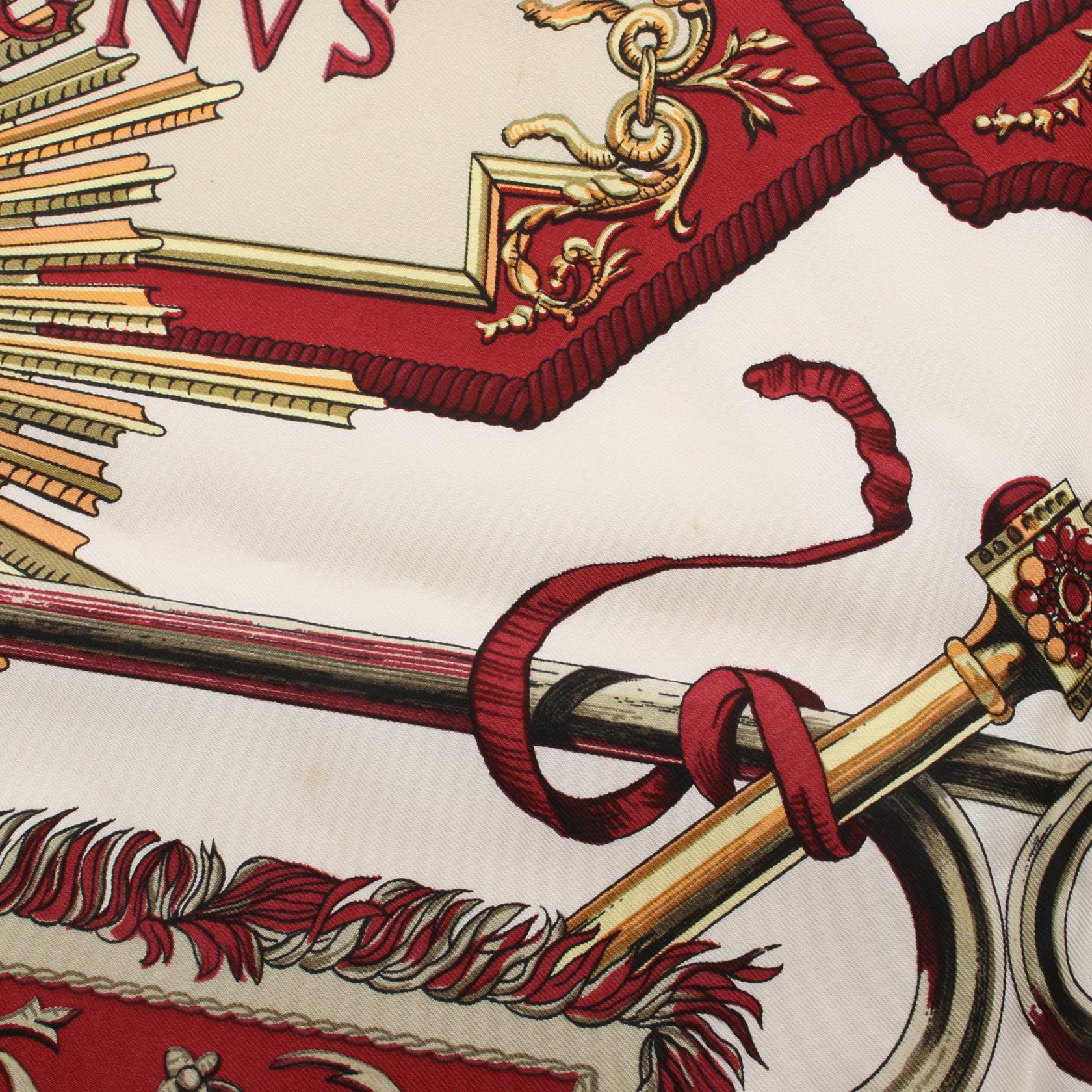 Hermes Silk Scarf LVDOVICVS MAGNVS