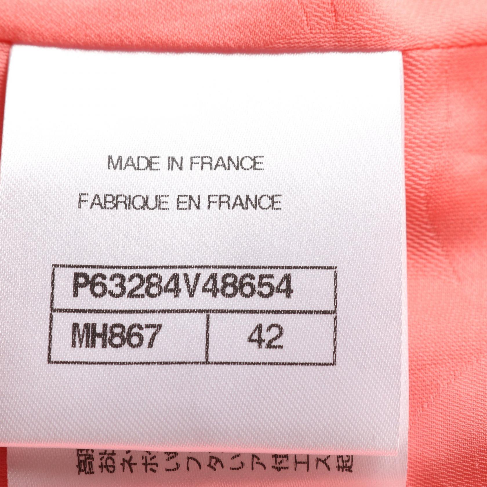 Chanel Coco Mark Button Jacket Nylon/Cotton