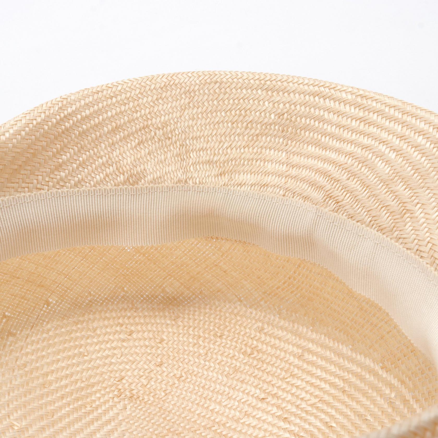 Dior Canvas Straw Travel Cap Hat