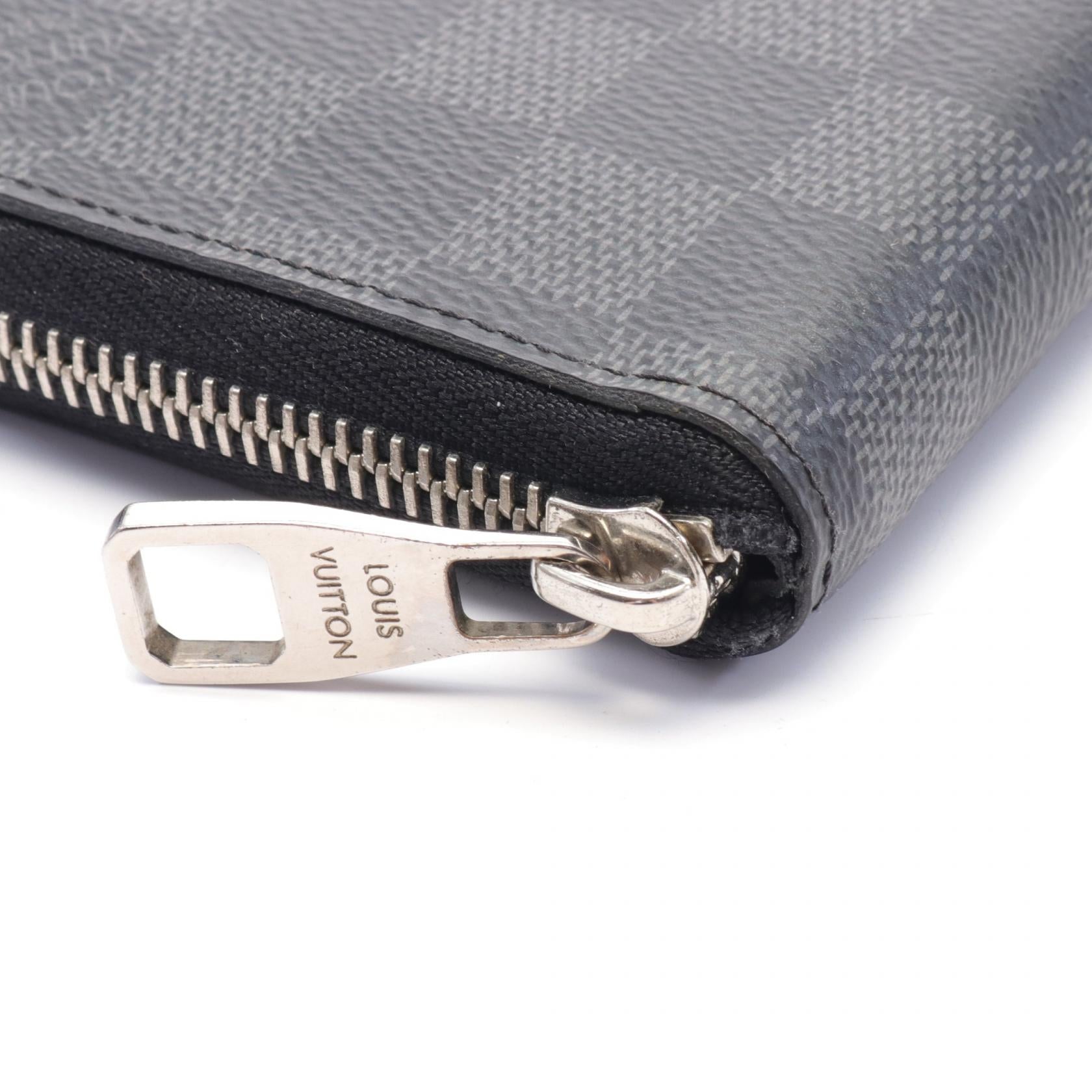 Louis Vuitton Zippy Wallet Damier Graphite N63095