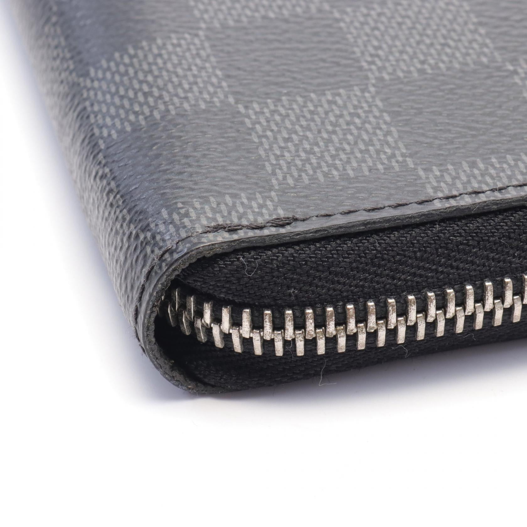 Louis Vuitton Zippy Wallet Damier Graphite N63095