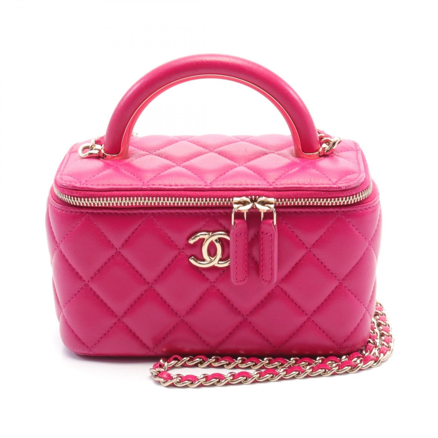 Chanel Matelasse Leather Vanity Shoulder Bag