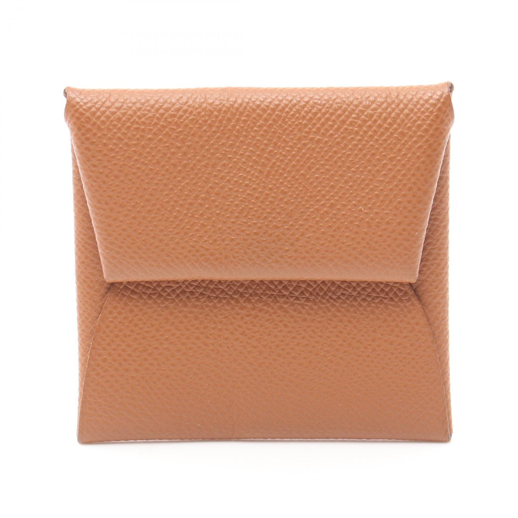 Hermes Bastia Coin Case Wallet Brown