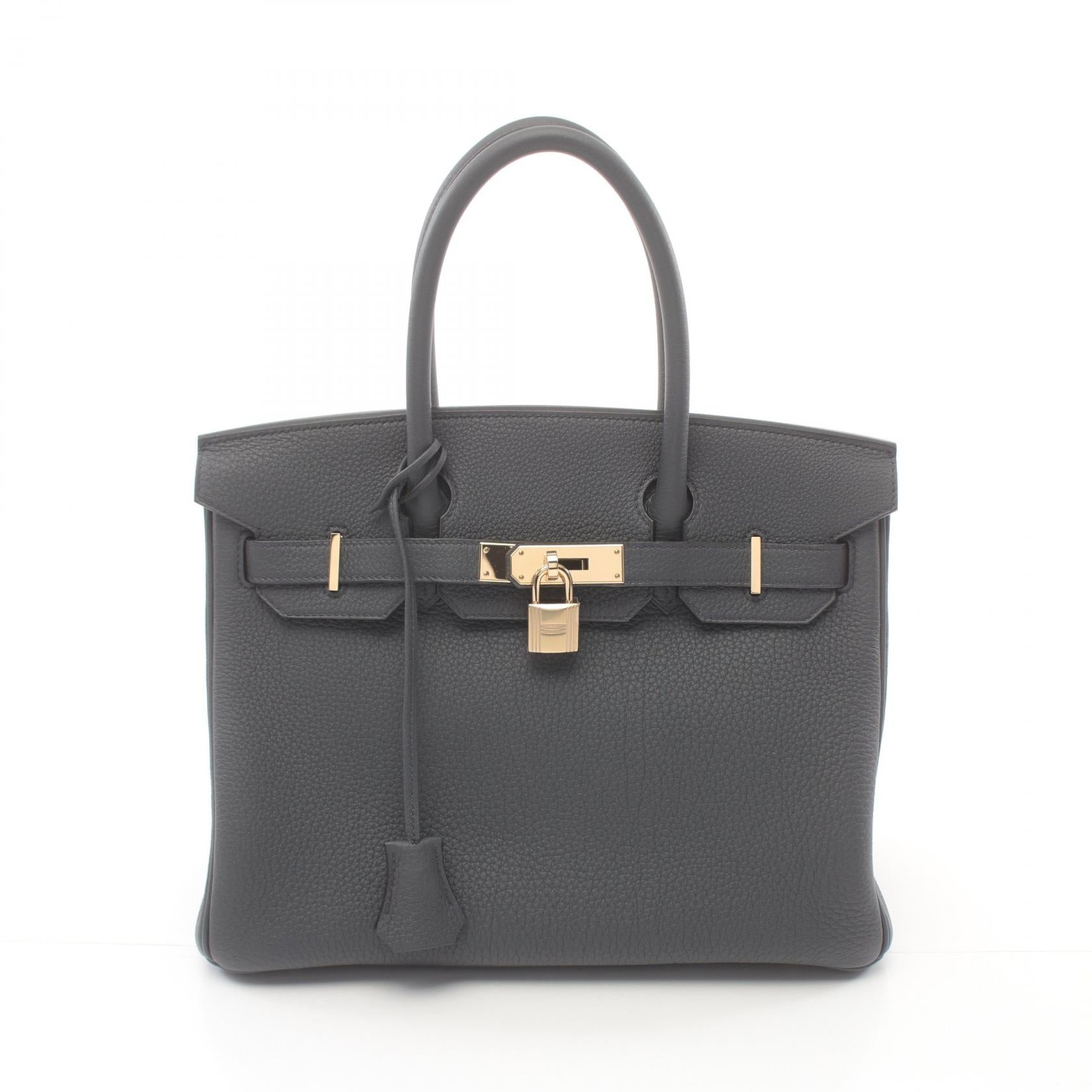 Hermes Birkin 30 Togo Handbag Grey