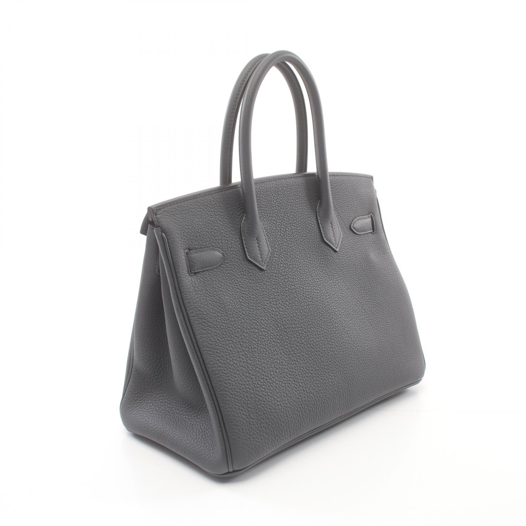 Hermes Birkin 30 Togo Handbag Grey