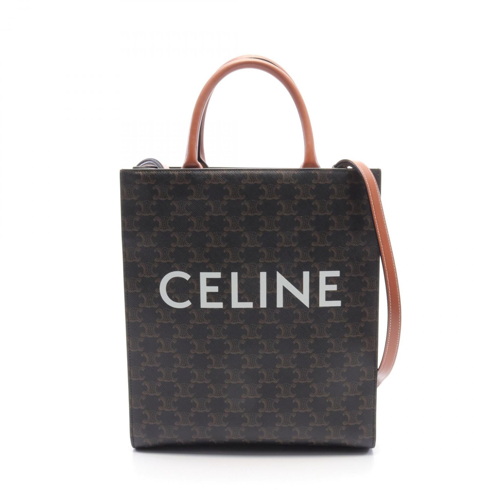 Celine Small Vertical Cabas Triomphe Tote Bag