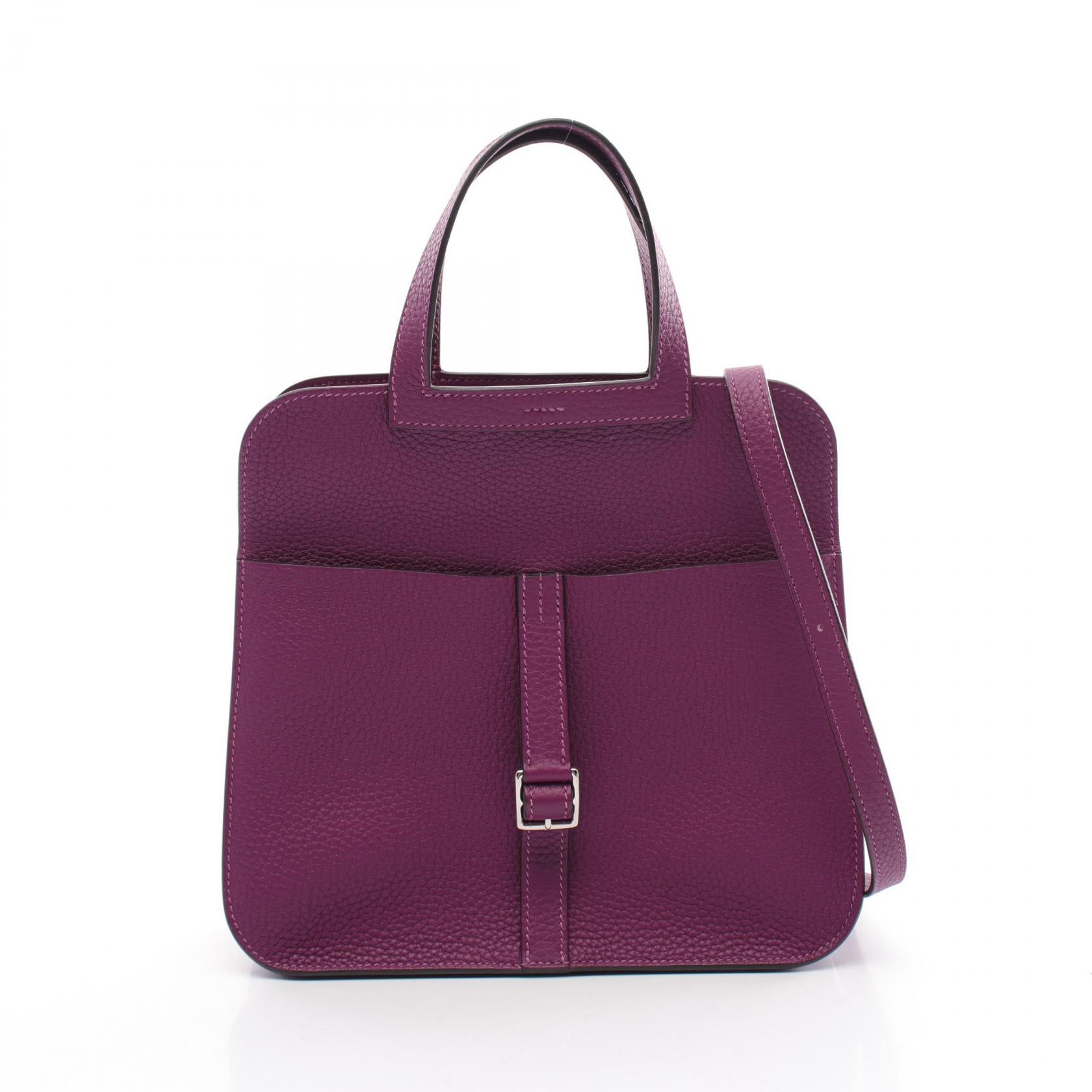 Hermes Arzan 25 Handbag Purple