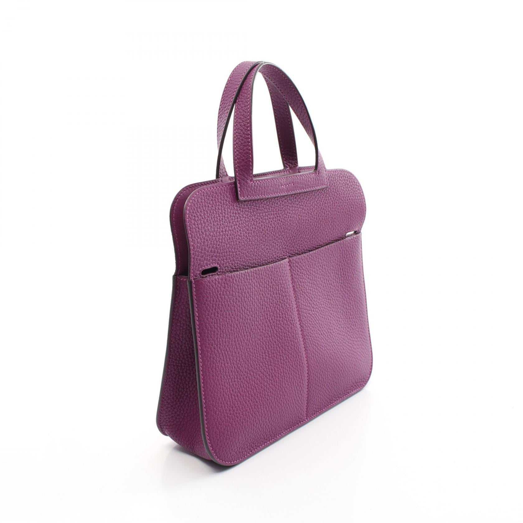 Hermes Arzan 25 Handbag Purple