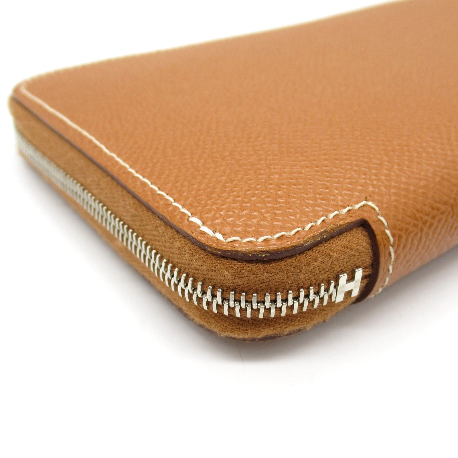 Hermes Azap Long Silk'in Leather Wallet