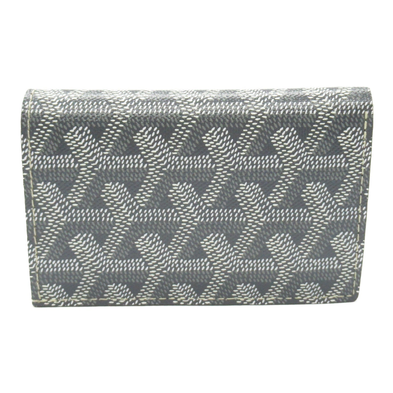 Goyard Card Case PVC Canvas Gray