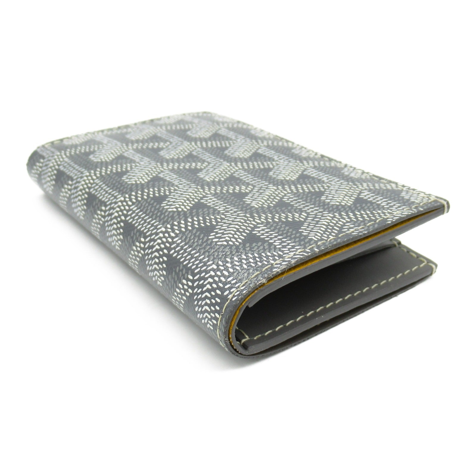 Goyard Card Case PVC Canvas Gray