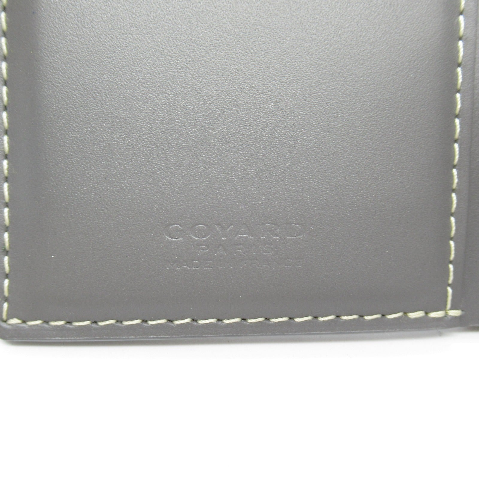 Goyard Card Case PVC Canvas Gray