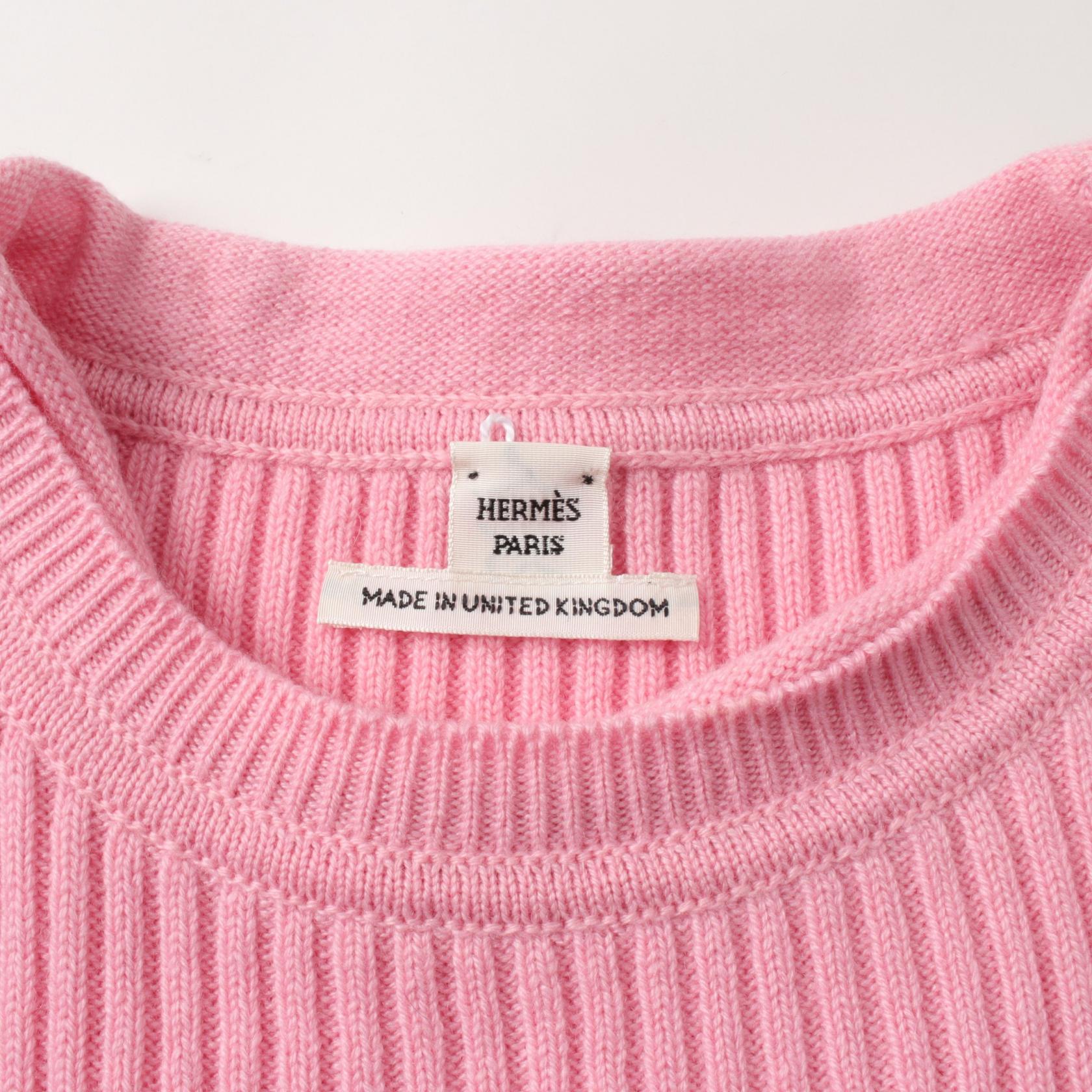 Hermes Cashmere Knitwear Pink