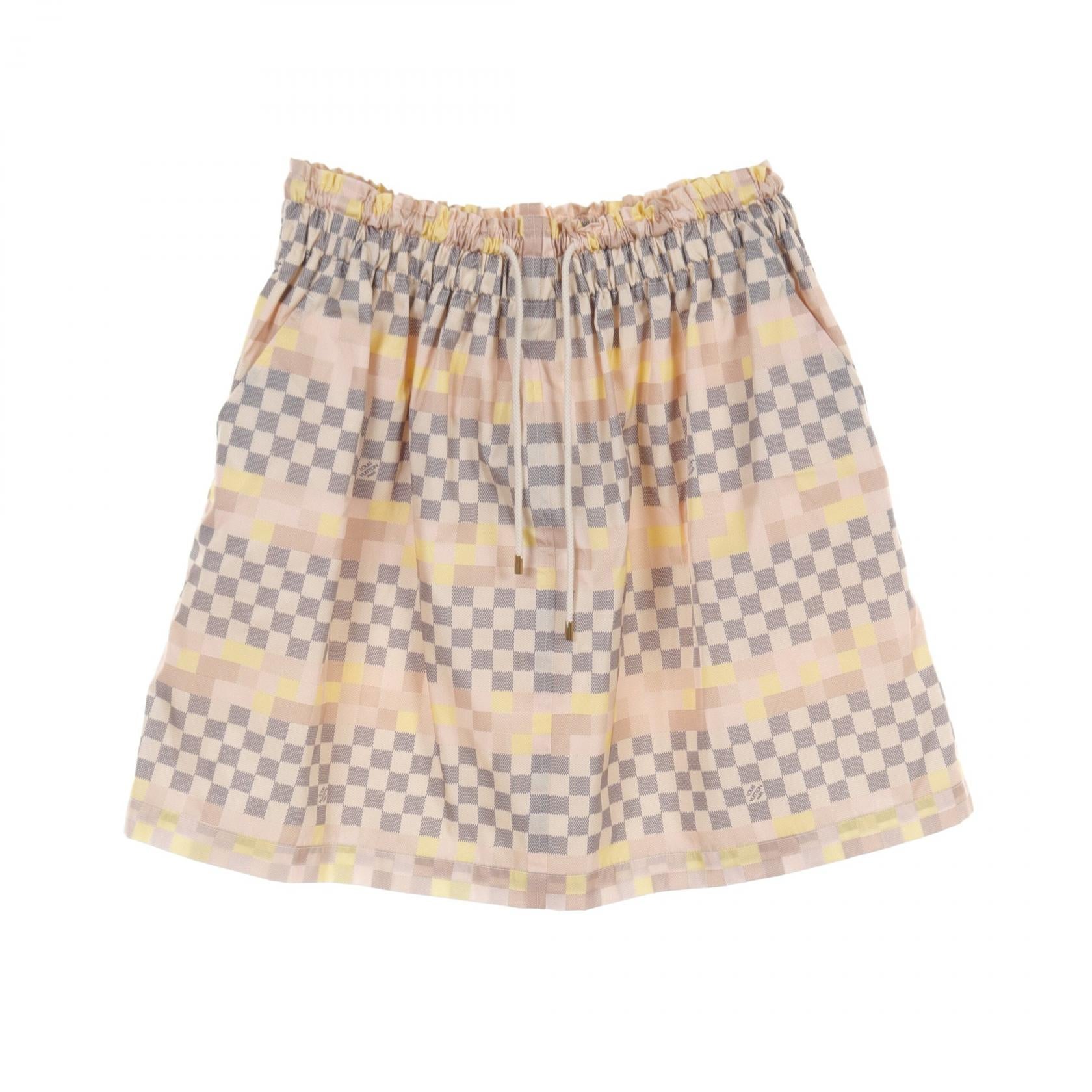 Louis Vuitton Damier Azur Nylon Skirt