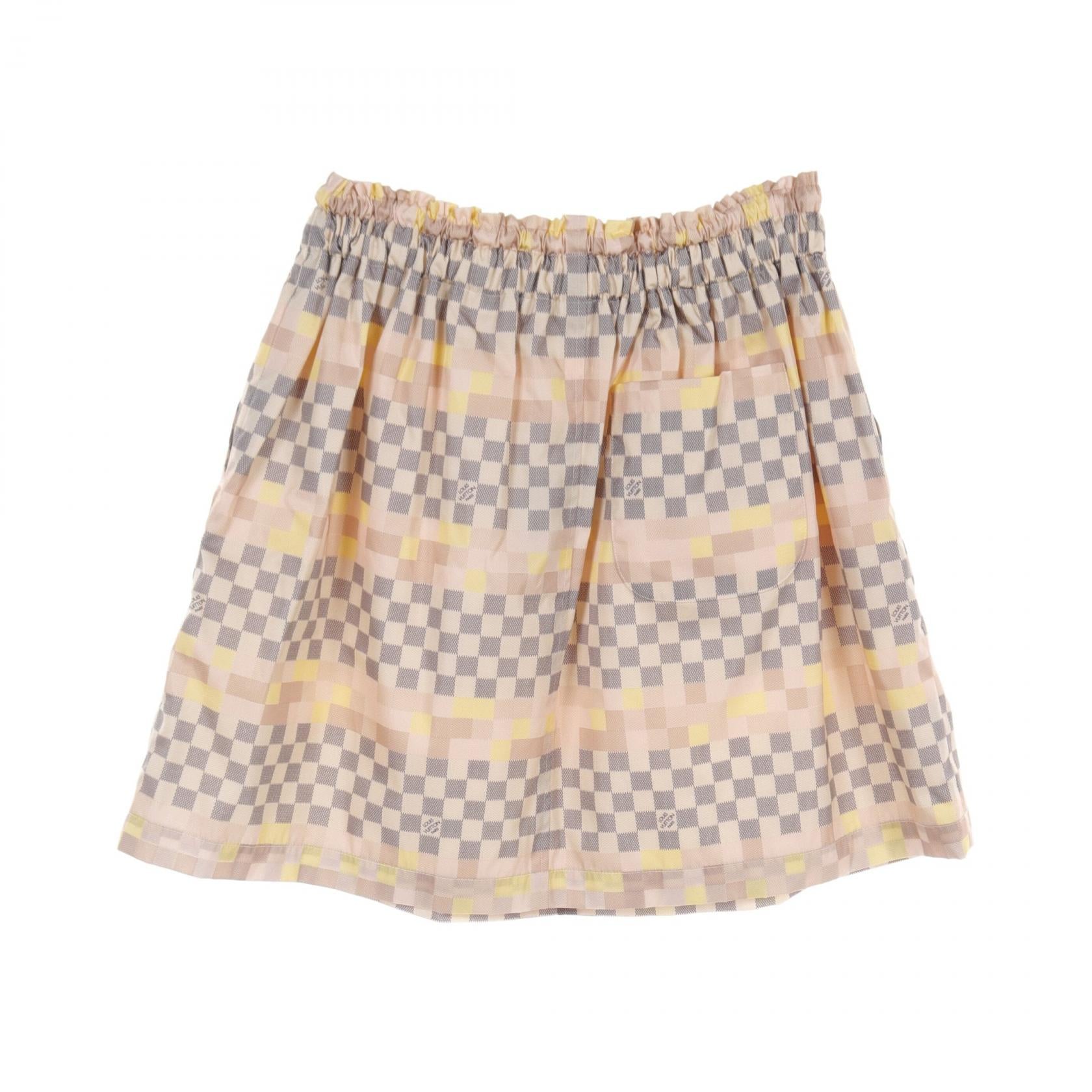 Louis Vuitton Damier Azur Nylon Skirt