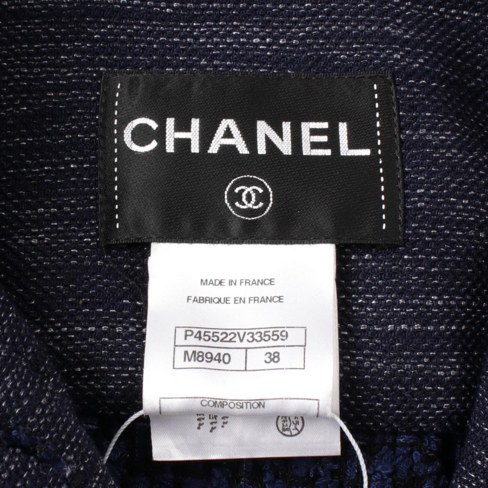 Chanel Cotton Nylon Outerwear Navy