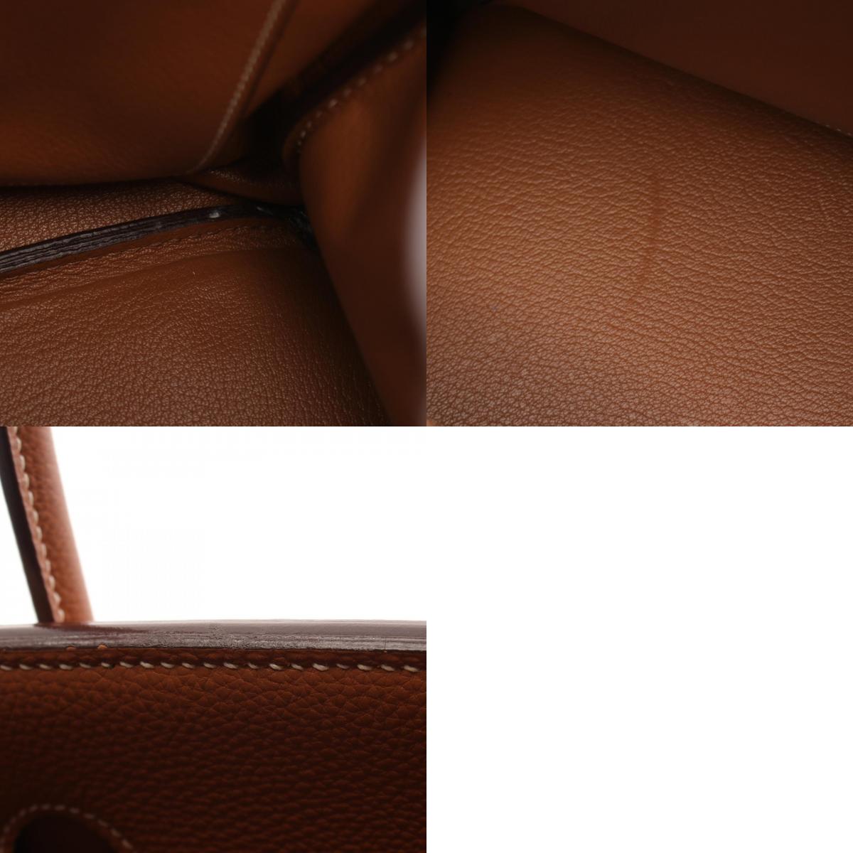 Hermes Birkin 35 Togo Handbag Brown