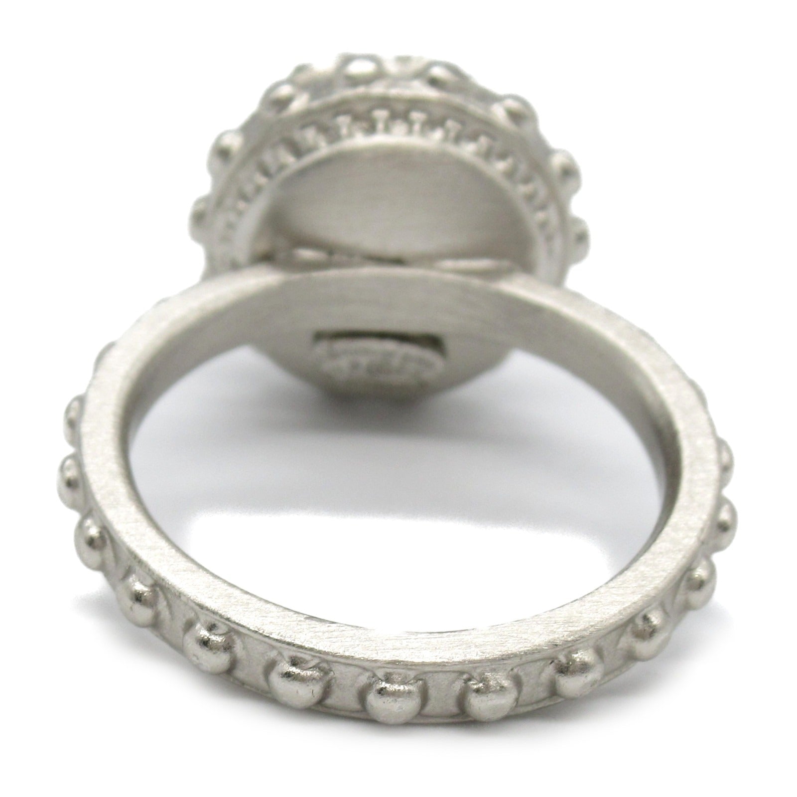 Chanel Silver Plated Coco Mark Ring