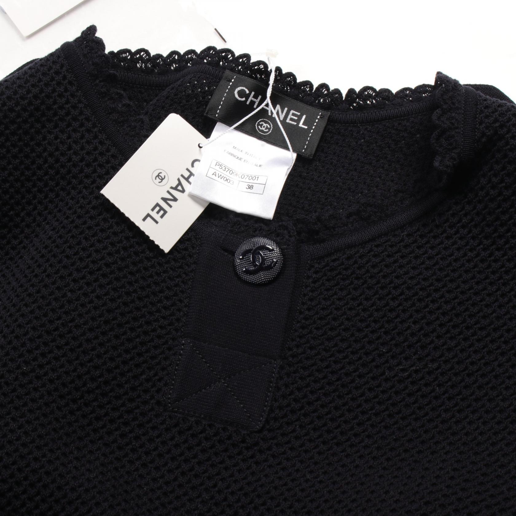 Chanel Cotton Dress Navy P53709K07001