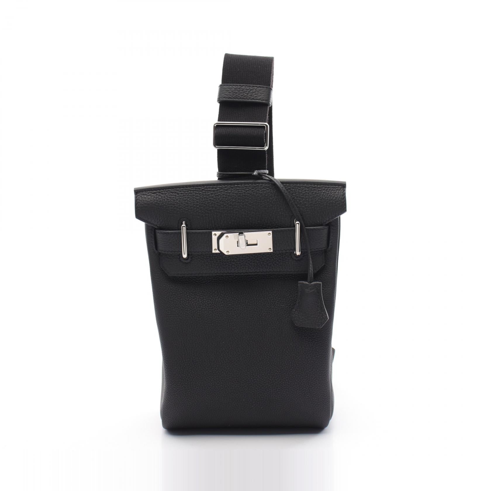 Hermes Kelly Accardo PM Waist Bag Black