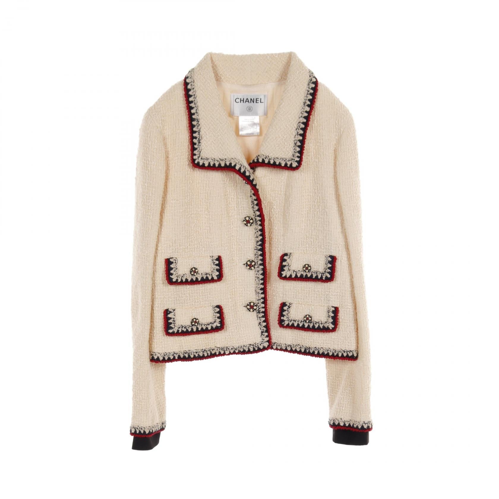 Chanel Wool Silk Mohair Outerwear