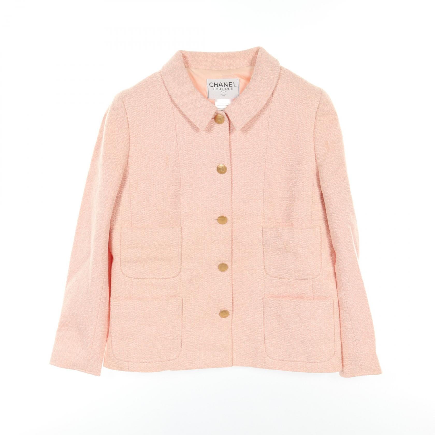 Chanel Wool Silk Cotton Coat