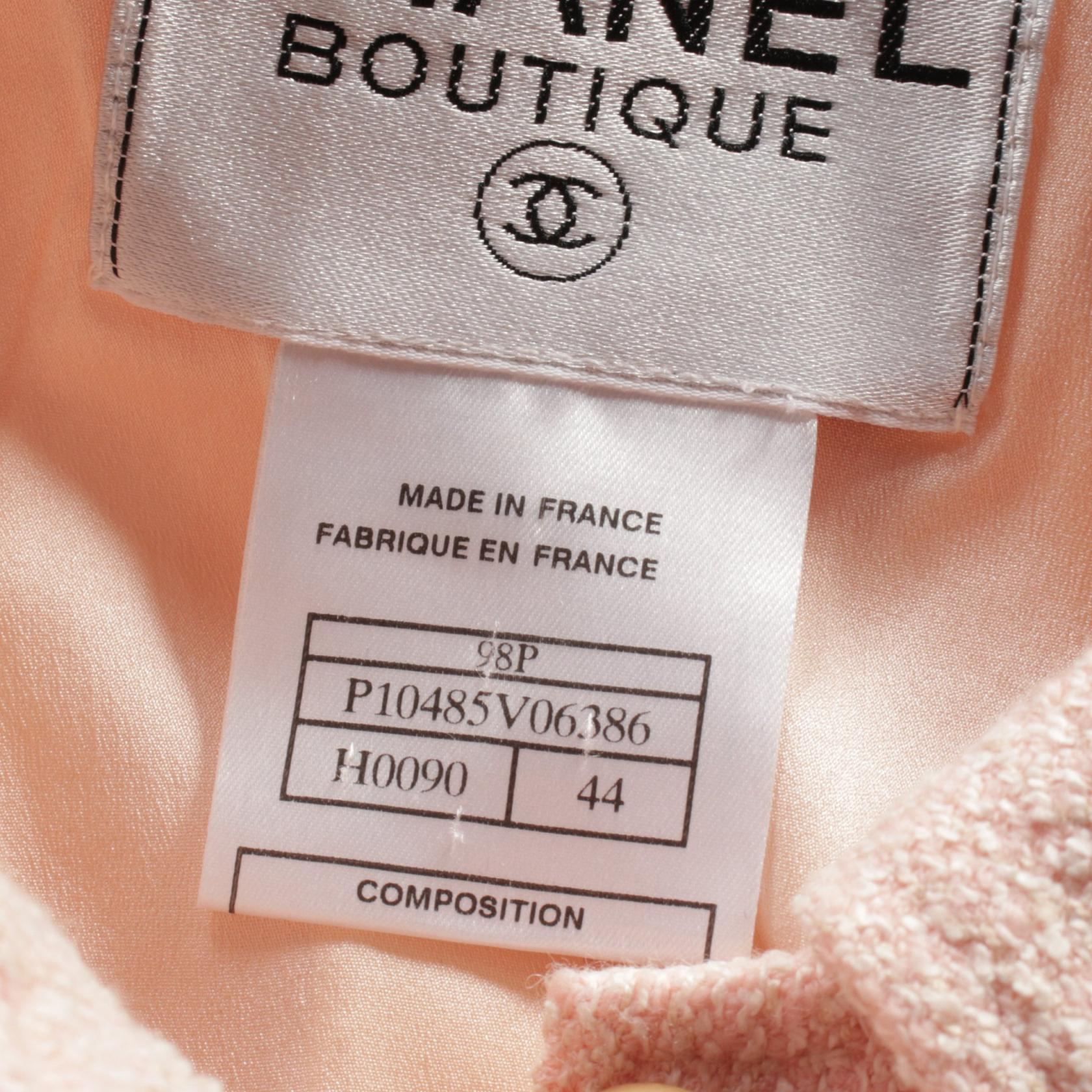 Chanel Wool Silk Cotton Coat