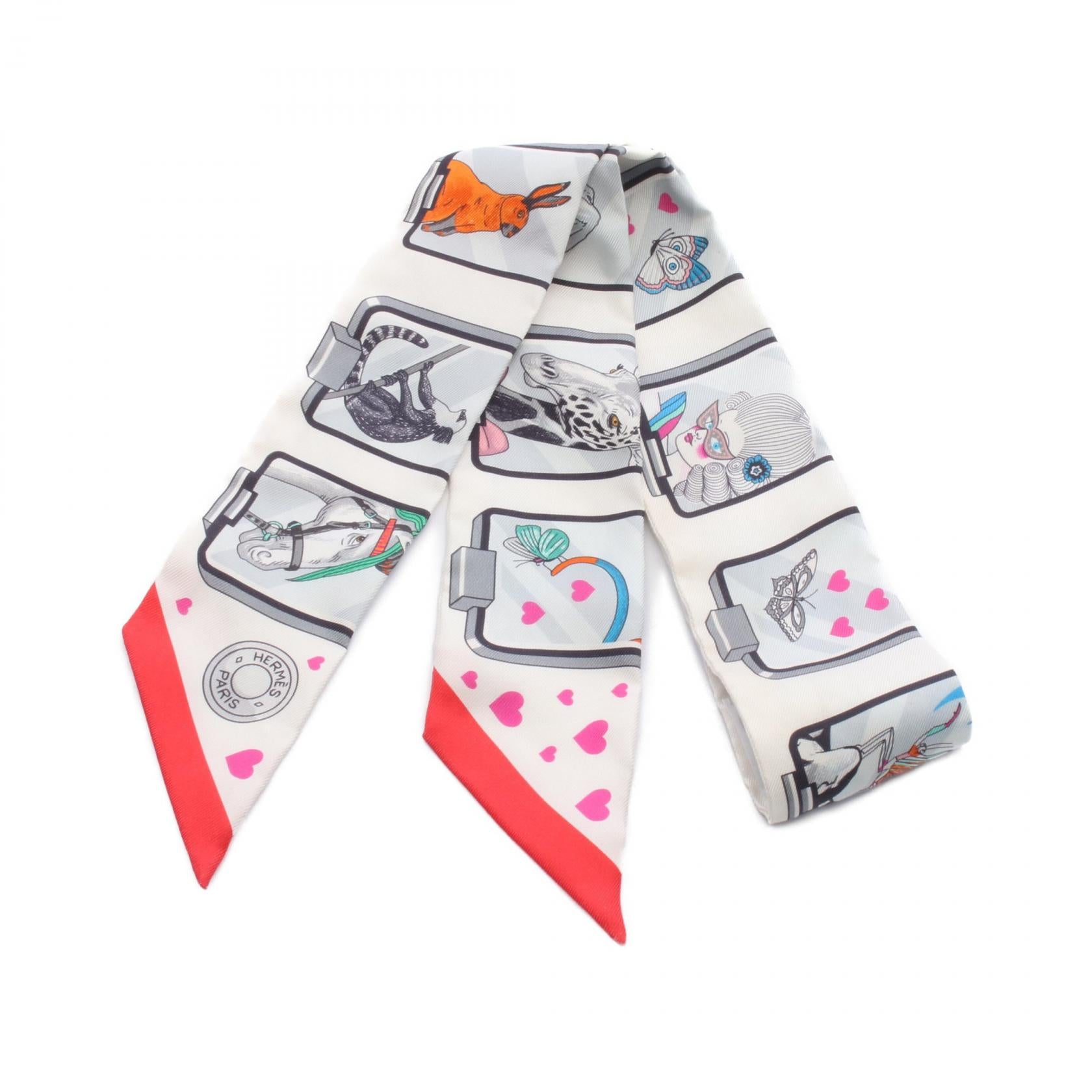 Hermes HERMES STORY Silk Scarf