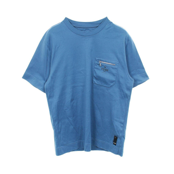 Fendi Logo Cotton T Shirt