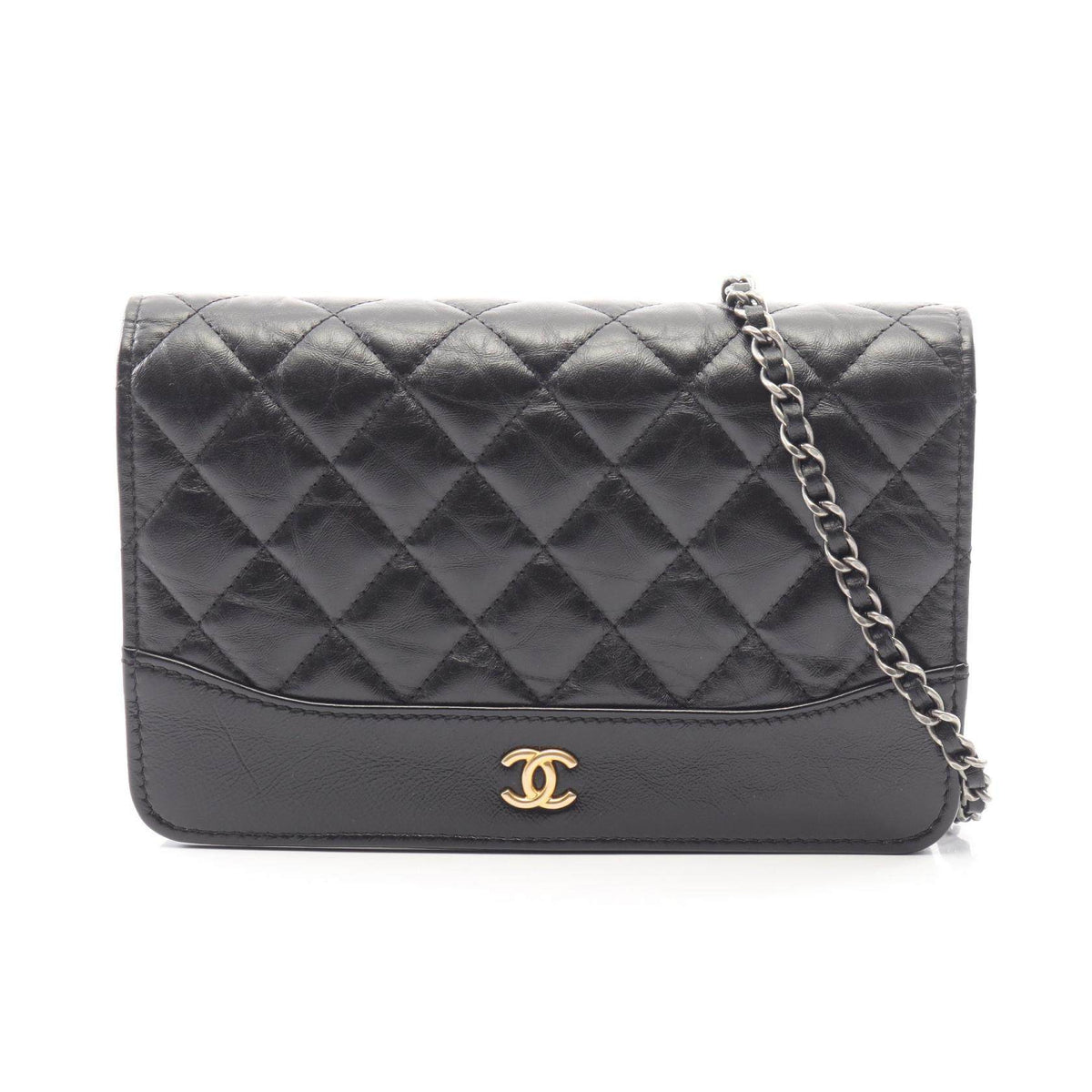 CHANEL Gabrielle De Chanel Shiny Calfskin Shoulder Bag