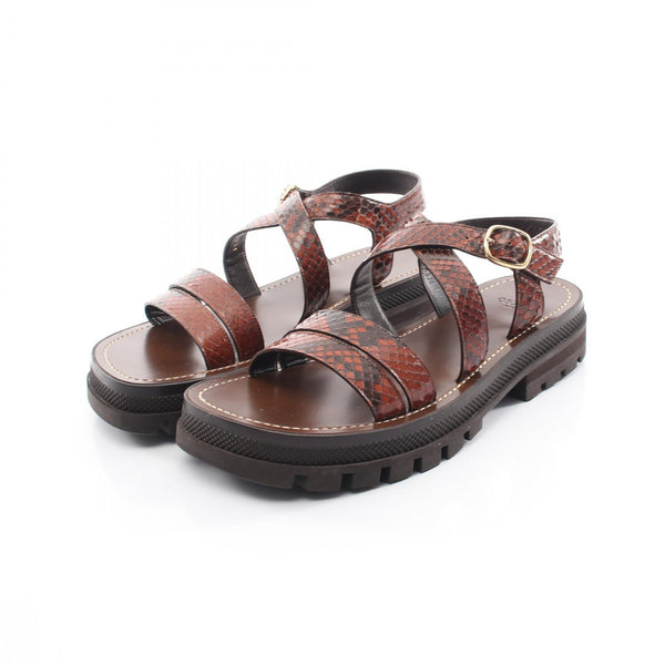 CELINE Leather Gladiator Sandals