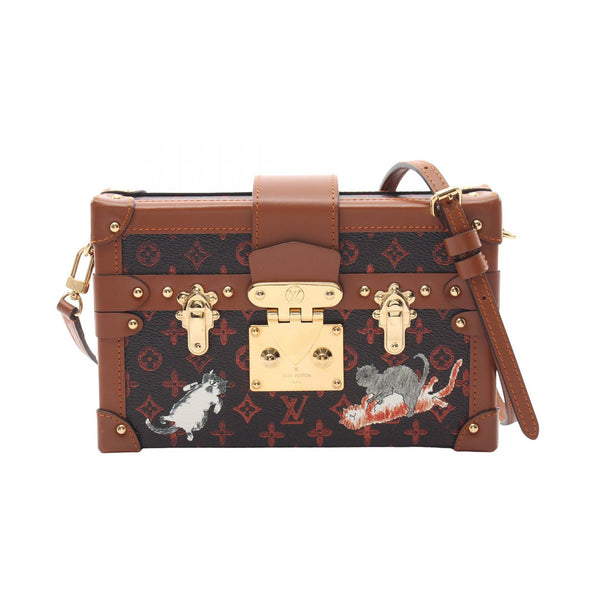 Louis Vuitton Petite Malle NM Catogram Coated Canvas Shoulder Bag