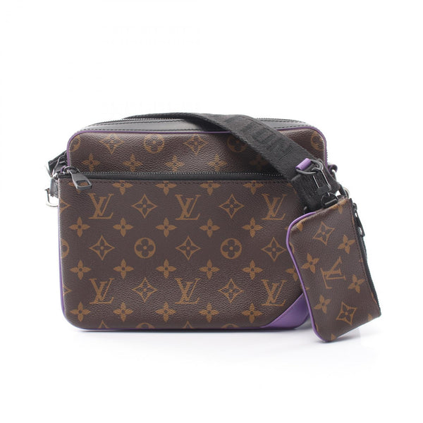 Louis Vuitton Trio Messenger Monogram Macassar Shoulder Bag