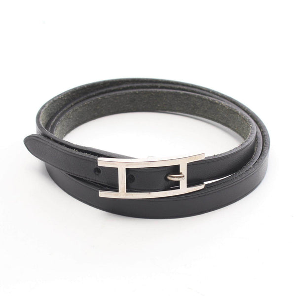 Hermes Ap3 Long Leather Bracelet