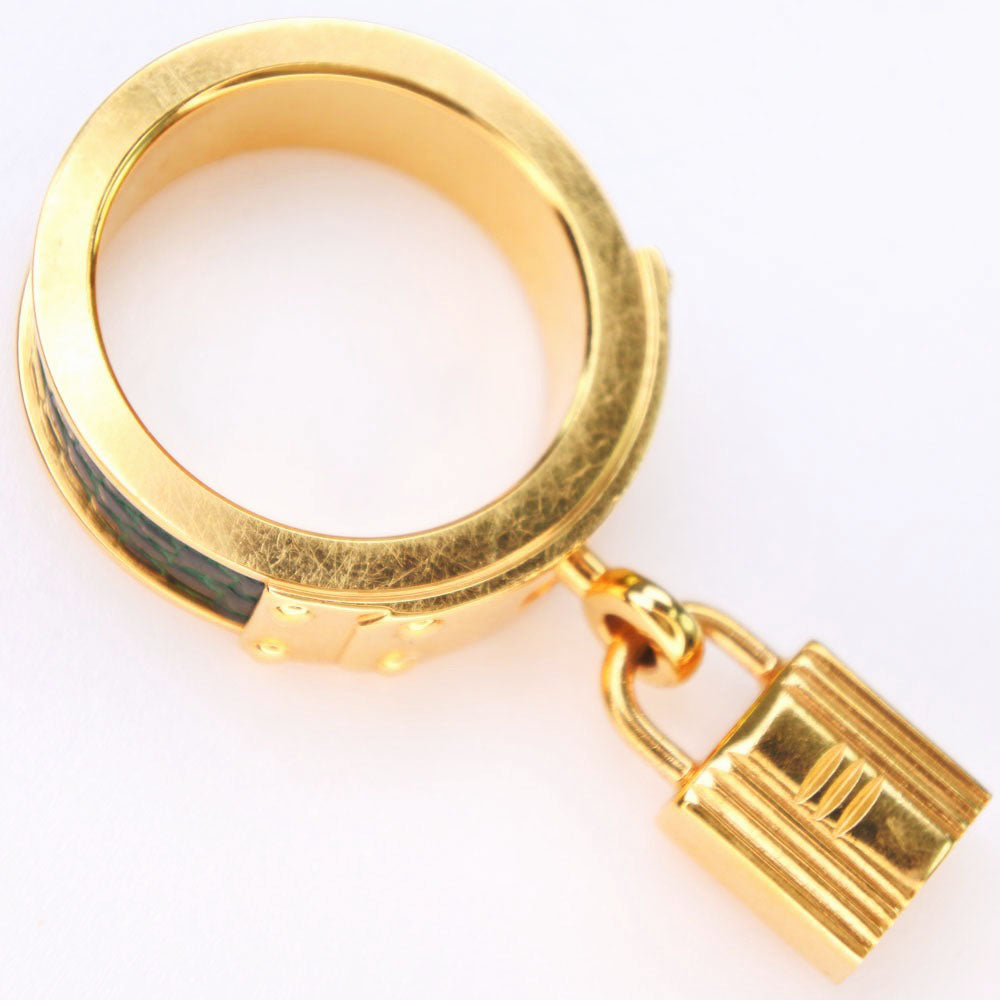 Hermes Kelly Scarf Ring Cadena Motif