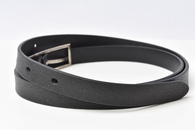 Saint Laurent Smooth Leather Belt Black