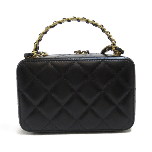 CC Quilted Leather Mini Vanity Bag AP3246