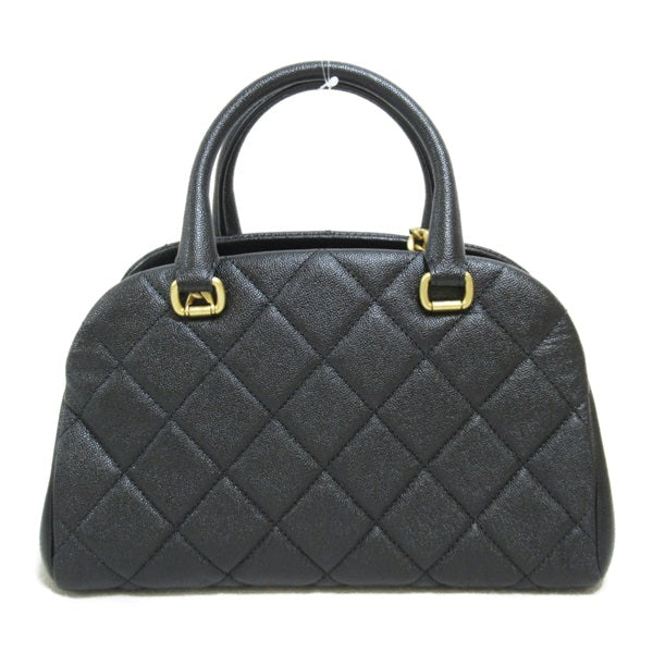 CC Quilted Caviar Bowling Bag AS3893